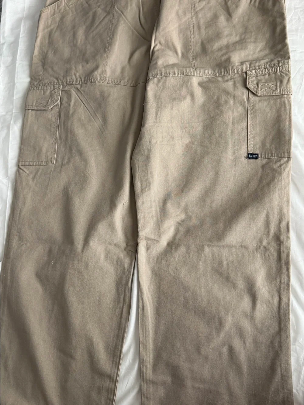 5.11 Tactical Khaki Tactical Pants with Utility Pockets 40/30